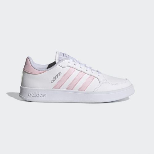 ADIDAS BREAKNET WHITE AND PINK