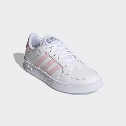 ADIDAS BREAKNET WHITE AND PINK